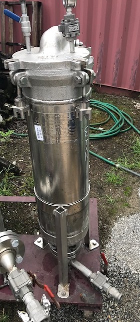 ***SOLD*** used Size 2 Stainless Steel Basket Filter.  Built by Mechanical Mfg. Corp. 8